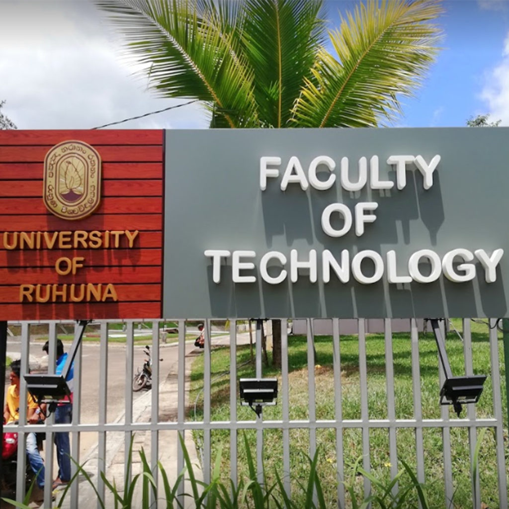 Faculty of technology university of ruhuna