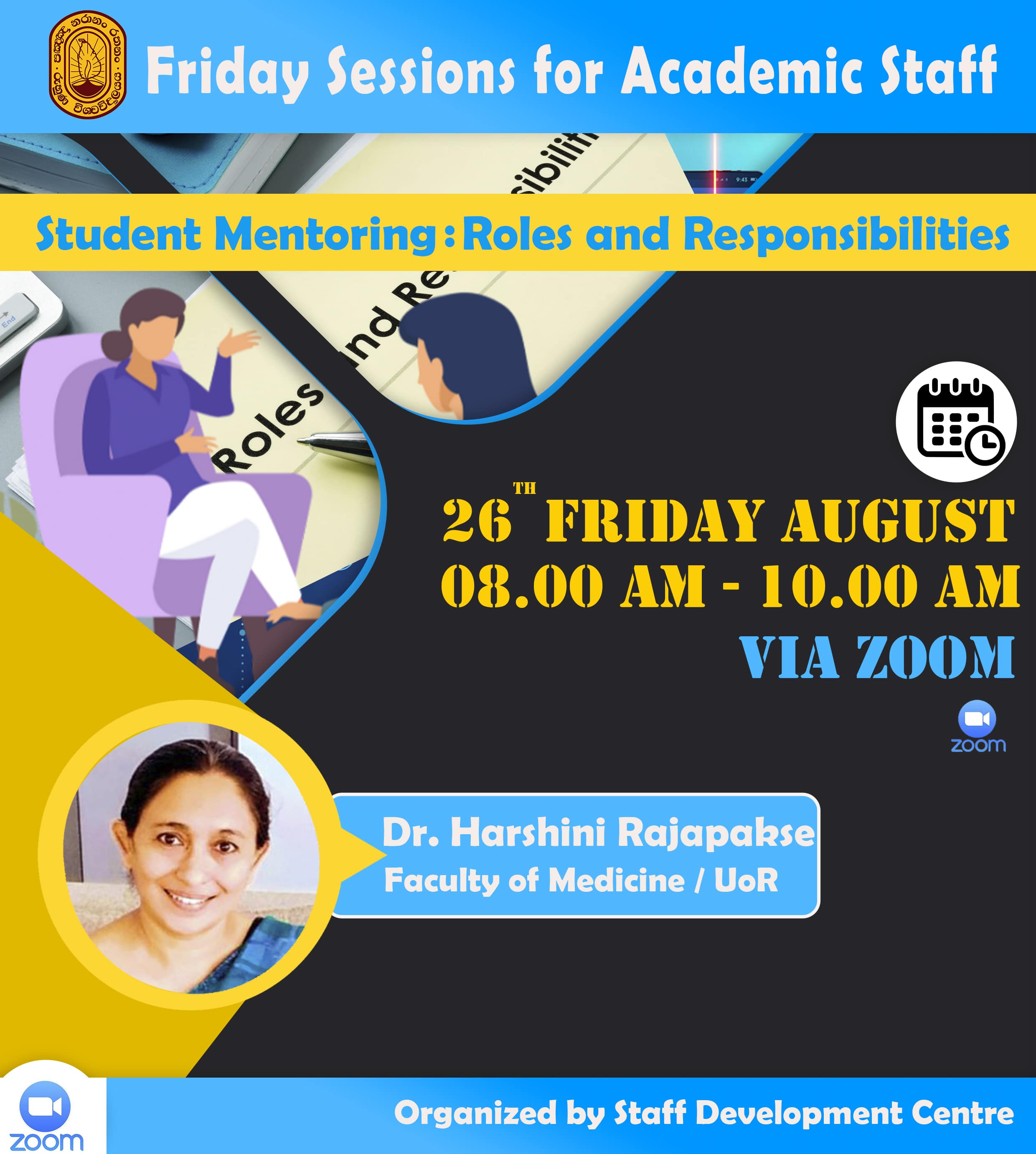 Friday Sessions August Dr Harshani Rajapaksha new min